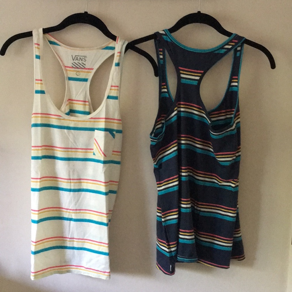 (BOGO) Vans Striped Tank Tops